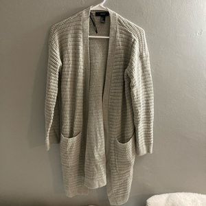 Gray cardigan